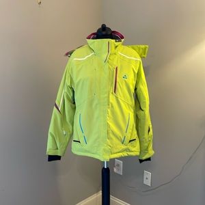 Ski jacket with reflective marks